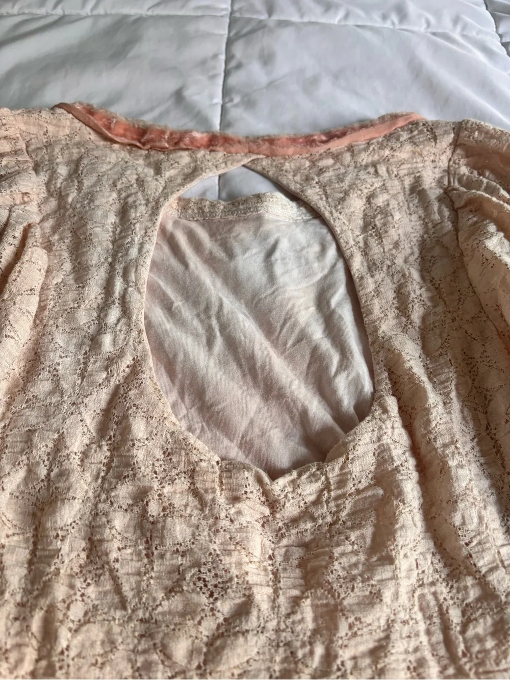 Free People delicate peach